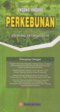 Undang-Undang Perkebunan UU RI No. 39 Tahun 2014