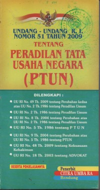 UNDANG UNDANG RI NOMOR 51 TAHUN 2009